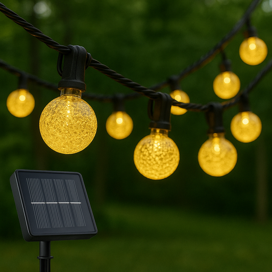 Guirlande Lumineuse Solaire Crystal Bulbs