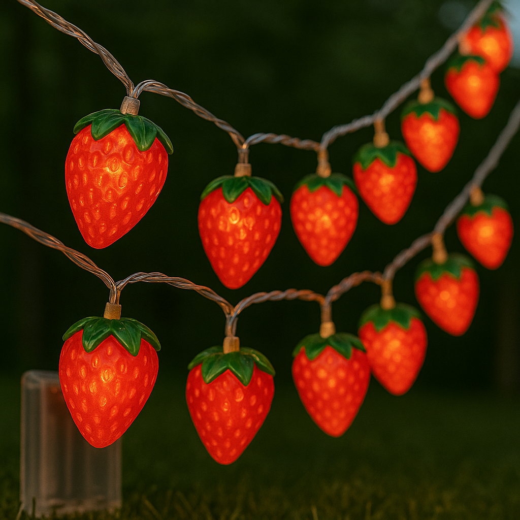 Guirlande Lumineuse Fraise