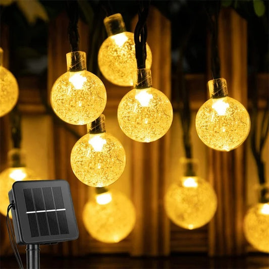 Guirlande Lumineuse Solaire Crystal Bulbs